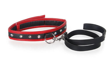 Adam And Eve Scarlet Couture Collar And Leash