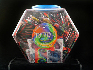 Trustex Assorted Colors - 288 Piecee Fishbowl