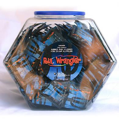 Ria Wrangler 100 Count Condoms With Fishbowl Display