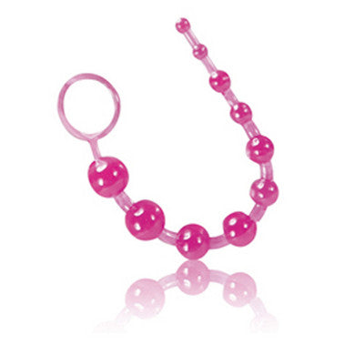 Sassy 10 Anal Beads - Pink