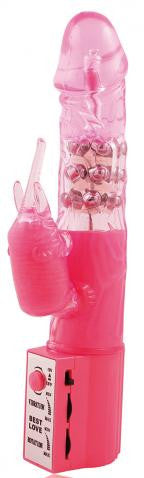 Pearl Dual Stimulating Rabbit Style Vibrator - Pink