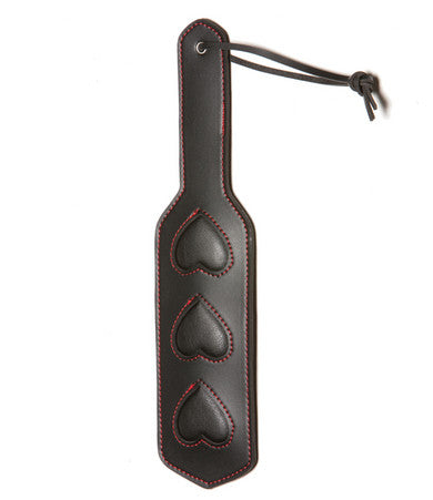 Queen Of Hearts Paddle - Black